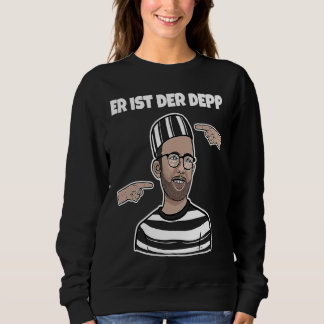 Sweatshirt Enterrement de vie de garçon Il est l'homme Depp