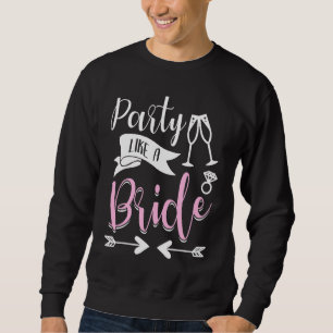 Sweatshirt Enterrement de Vie de Jeune Fille Mariage Marié Cé