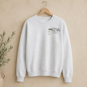 Sweatshirt Enterrements de Vie de Jeune Fille au Spa Ouragan