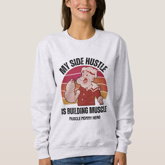 Sweatshirt Entraînement amusant Body Building Fitness POPEYE (Devant)