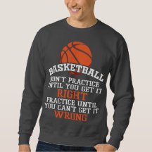 Entraînement au basket jusqu'à ce que ce soit parf