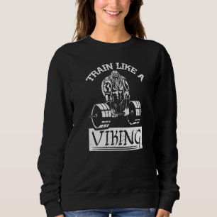Sweatshirt Entraînement Comme Un Gym De Travail Viking Mythol