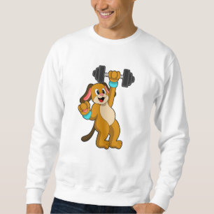 Sweatshirt Entraînement de chien à force avec Dumbbell
