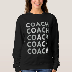 Sweatshirt Entraînement de typographie des entraîneurs cool