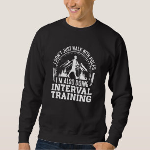 Sweatshirt Entraînement par intervalles Marche nordique Rando