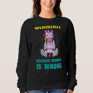 Sweatshirt Entraînement Parce Que Le Meurtre Est Mauvais Habi