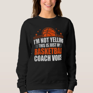Sweatshirt Entraîneur De Basket-Ball cool Pour Hommes Équipe