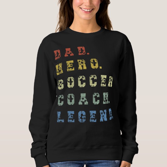 Sweatshirt Entraîneur de football papa (Devant)