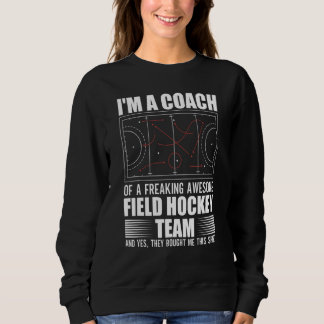 Sweatshirt Entraîneur D'Une Équipe De Hockey De Terrain Flamb