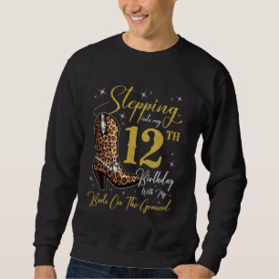 Sweatshirt Entrer dans mes 12 ans avec mes bottes