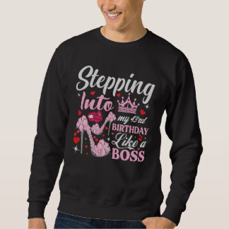 Sweatshirt Entrer Dans Mon 43e Anniversaire Comme Un Boss Ros