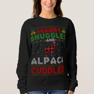 Sweatshirt Épingles Chaudes Et Boudins D'Alpaga Épais Alpaca