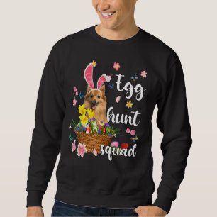 Sweatshirt Epitz allemand Joyeux Oeuf coloré de Pâques de Pâq