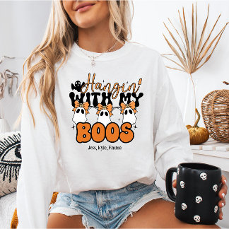 Sweatshirt Épouvantablement Mignon « Je Traîne Avec Mes Fantô