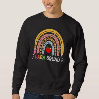 Sweatshirt Équipage Paraprofessionnel Para Enseignant Équipag