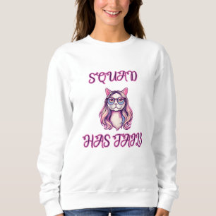 Sweatshirt Équipe a des queues Conception de groupe d'animaux