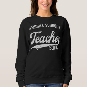 Sweatshirt Équipe Cool De L'Équipe Des Enseignants Du Seconda