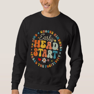 Sweatshirt Équipe d'aide préscolaire Homeschool Professeur ve