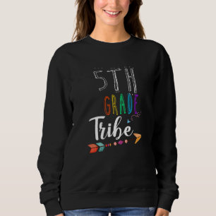 Sweatshirt Équipe de 5e année enseignant tribu Retour à l'éco
