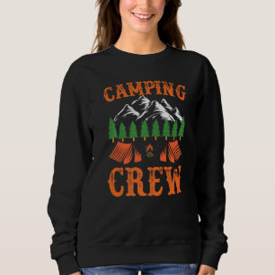 Sweatshirt Équipe de camping d'été en plein air Feu de camp C