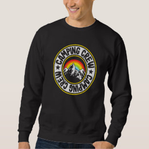 Sweatshirt Équipe de camping groupe familial assorti plaisir 