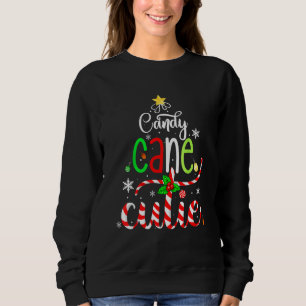 Sweatshirt Équipe de Canne en Sucre Bonbons de Noël X Mas