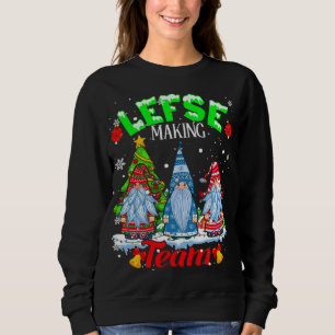 Sweatshirt Équipe de gauche Noël Gnomes Norvégien Gauche