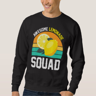 Sweatshirt Équipe de limonade géniale Citron Fruit  Été Vinta