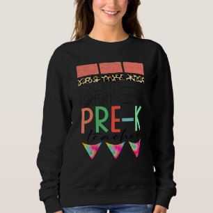 Sweatshirt Équipe de pré-maternelle Retour à l'école Enseigna