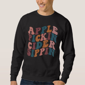 Sweatshirt Équipe de ramassage de pommes buvant du cidre pend