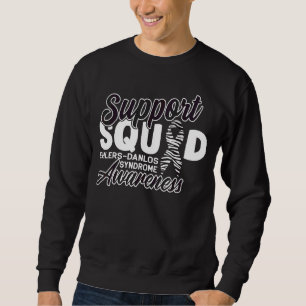 Sweatshirt Équipe de soutien I Zebra Ribbon I Ehlers Danlos S