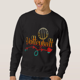 Sweatshirt Équipe de Volleyball Rétro Athlétique Sport Net Pi