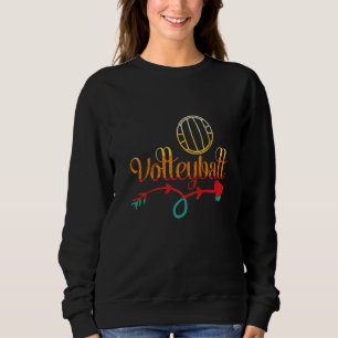 Sweatshirt Équipe de Volleyball Rétro Athlétique Sport Net Sp