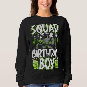 Sweatshirt Équipe du jeu vidéo pour garçon d'anniversaire
