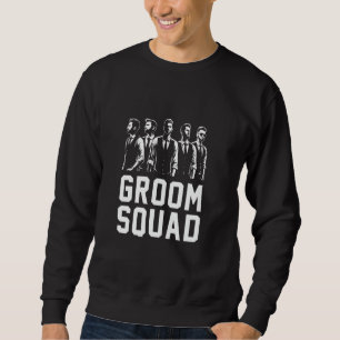 Sweatshirt Équipe du marié Garçons d'honneur Équipe de fête d