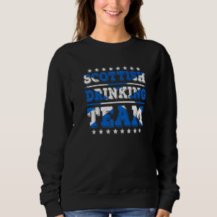 Sweatshirt Équipe écossaise de boisson Drapeau écossais Boiss