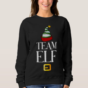 Sweatshirt Équipe Elf Noël Famille Père Noël Costume Correspo