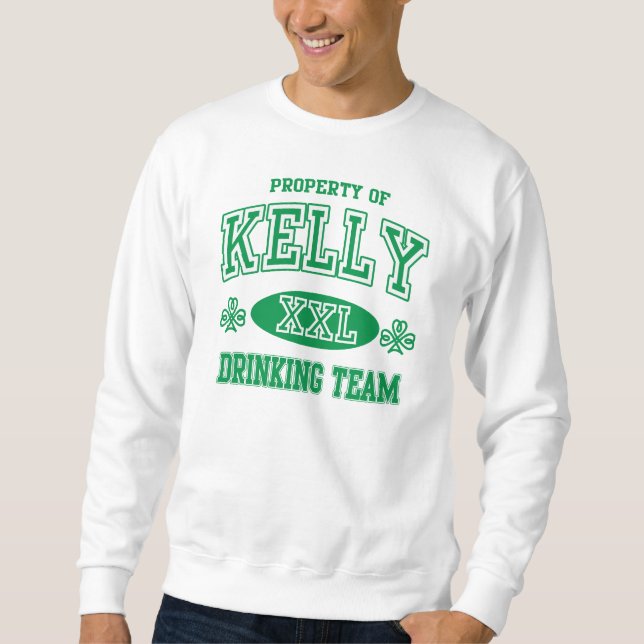 Sweatshirt Équipe potable irlandaise de Kelly (Devant)