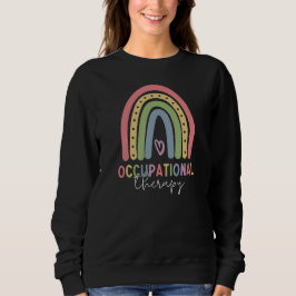 Sweatshirt ergothérapie OT Thérapiste Arc-en-ciel