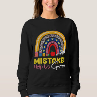 Sweatshirt Erreurs Aidez-Nous À Revenir À L'École D'Abord