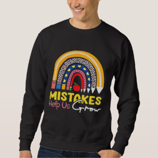 Sweatshirt Erreurs Aidez-Nous À Revenir À L'École D'Abord
