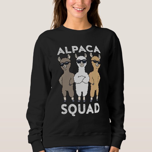 Sweatshirt Escadron Alpaca Alpaca (Devant)