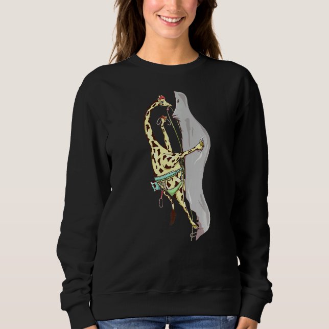 Sweatshirt Escalade Rock Giraffe (Devant)