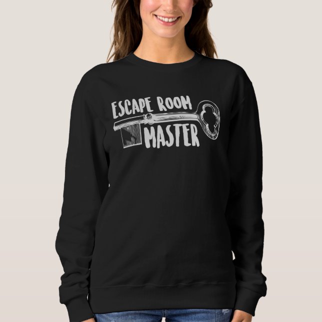 Sweatshirt Escape Room Master Key Room Jeu Aventure Puzzles (Devant)
