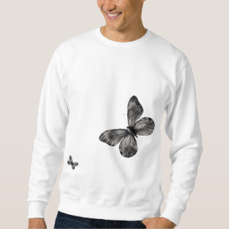 Sweatshirt Essentials of Leisure with/ Butterfly Print