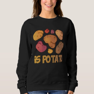 Sweatshirt Est-Ce Que La Pomme De Terre Est Vue Sur La Télévi