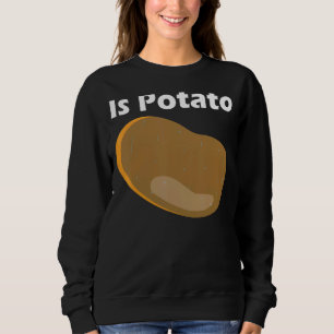 Sweatshirt Est La Pomme De Terre À La Télévision Comme On Le