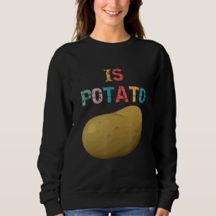 Sweatshirt Est La Pomme De Terre À La Télévision Comme On Le