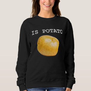 Sweatshirt Est La Pomme De Terre À La Télévision Comme On Le 