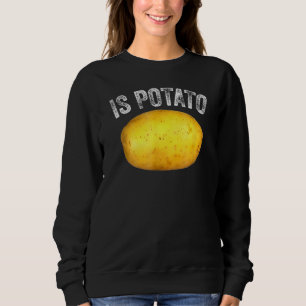 Sweatshirt Est La Pomme De Terre À La Télévision Comme On Le 